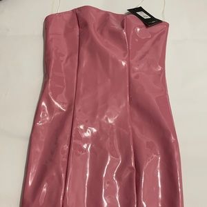 Fashion Nova King Kourt Latex Dress